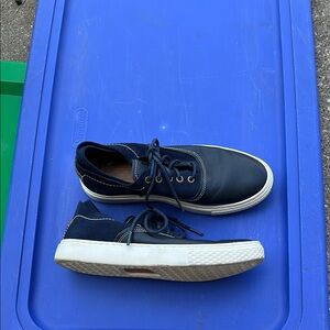Polo Navy Blue Men's Leather and Suede Deck shoes